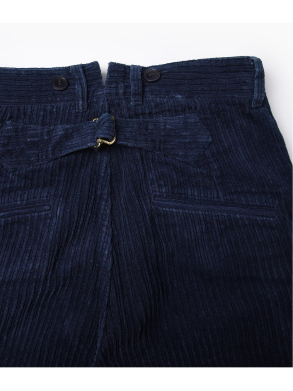 1920s Indigo Corduroy Work Pants Annual Ring M - Picture 7 of 9